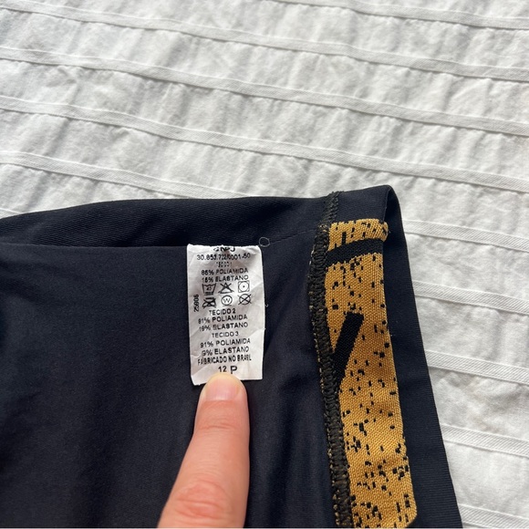 DLK Modas Brazil Gold and Black Fitness Top Sports Bra, S - Picture 7 of 7